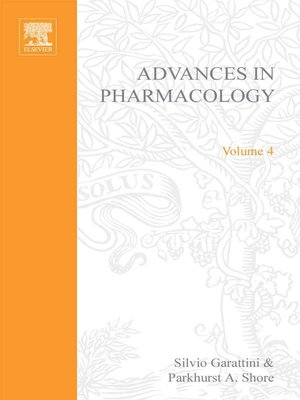 cover image of Advances in Pharmacology